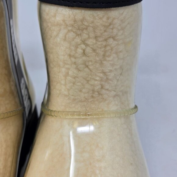 Ugg Classic Clear Mini Boots Natural Shearling Sherpa Waterproof Women's 11.5 - Picture 6 of 12